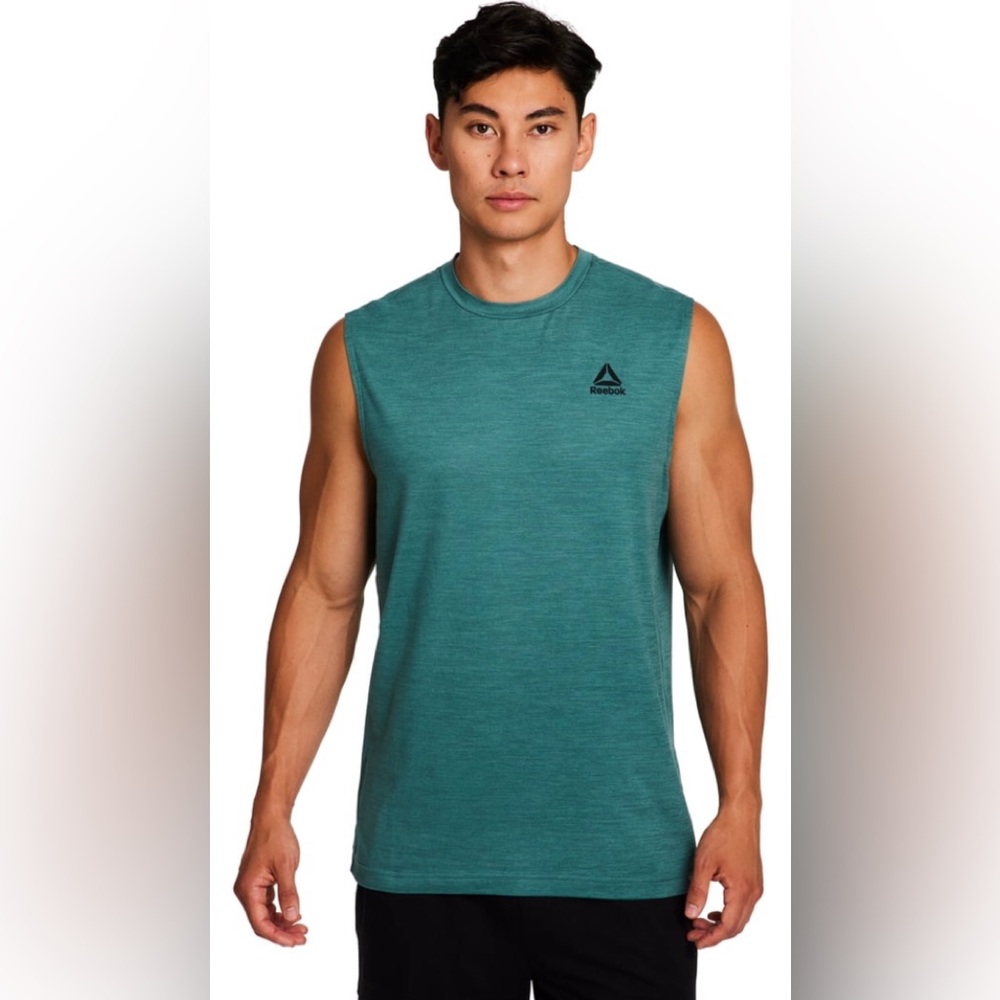 REEBOK Mens Muscle Tank Top Size 5XL Green New